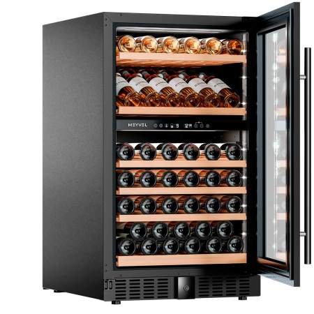 Винный шкаф Meyvel MV77PRO-KBT2 компрессорный двухзонный